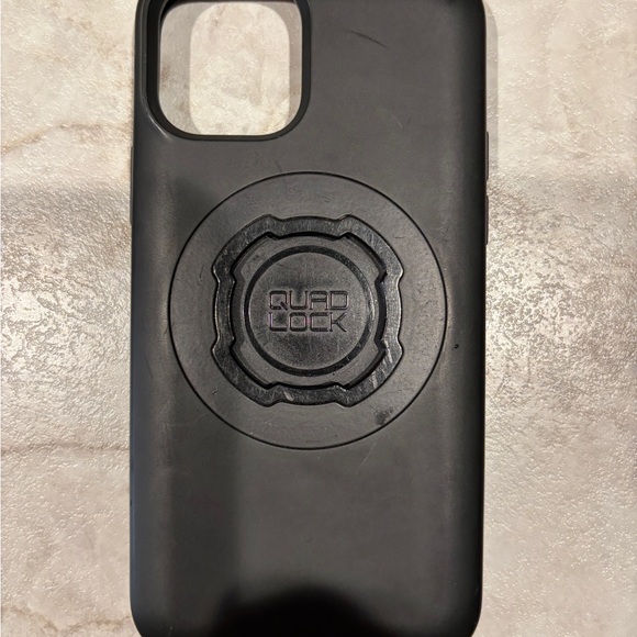 Quad Lock Black Phone Case - Picture 2 of 2